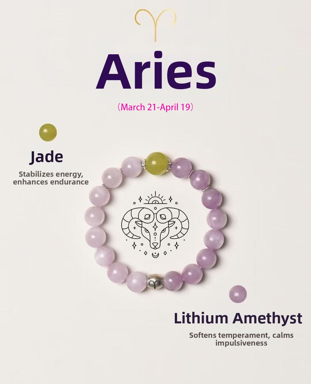 Natural Kunzite Bracelet, Relieve Impulsiveness on Your Wrist