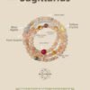 Sagittarius Zodiac Bracelet with 6 Crystals for Adventurous Romance Sagittarius Bracelet for Adventurous Love & Positive Energy