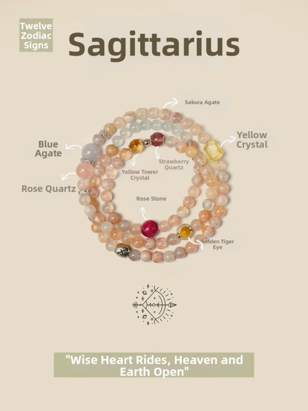 Sagittarius Bracelet for Adventurous Love & Positive Energy