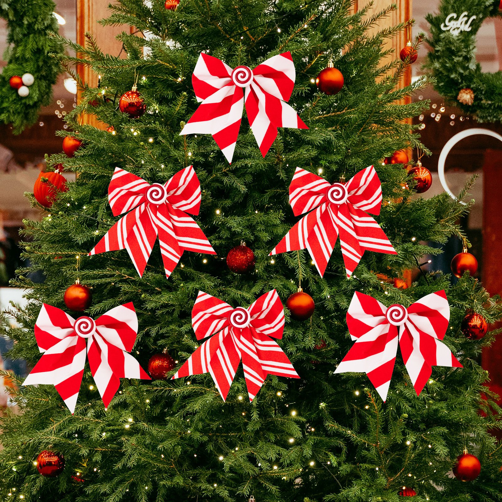 Bow Christmas Tree Ornaments